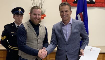 Coach Travis Cummings Receives Queen’s Jubilee Medal