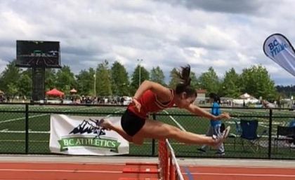 100m Hurdler Kat Vlahovic Smashes 36 year old BC High Schools Record