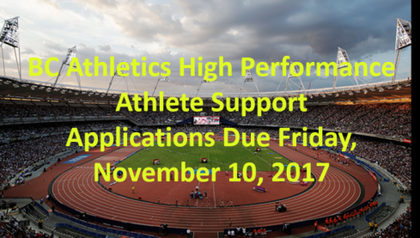 BC Athlete Assistance Program – Applications Now Being Accepted