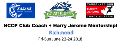 NCCP Club Coach + Harry Jerome Mentorship!