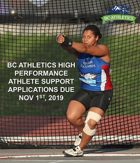 BC ATHLETE ASSISTANCE PROGRAM – APPLICATIONS DUE NOV 1, 2019