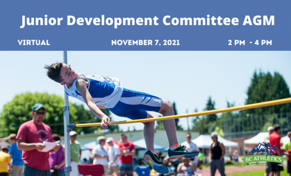 Junior Development Committee AGM Nov. 7