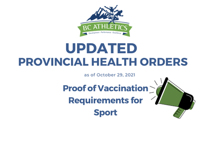 PROVINCIAL HEALTH ORDERS UPDATE (OCT 29, 2021)