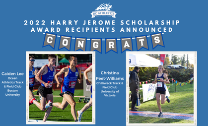 2022 HARRY JEROME SCHOLARSHIP AWARD RECIPIENTS ANNOUNCED!