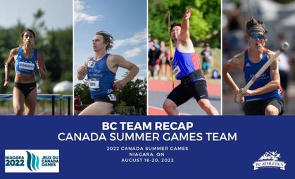 BC Canada Summer Games Team flourishes in Niagara