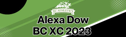Alexa Dow BC XC Champs 2023