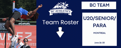 U20/Senior/Para BC Team Roster