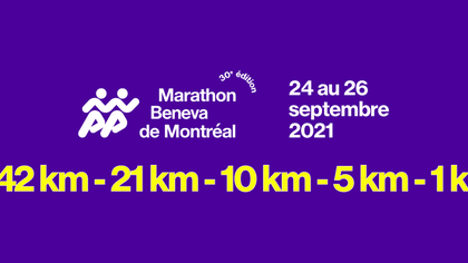 Le marathon beneva de montréal présenté du 24 au 26 septembre prochain