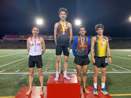 Jessy lacourse et matthew beaudet remportent les championnats provinciaux de 5000m