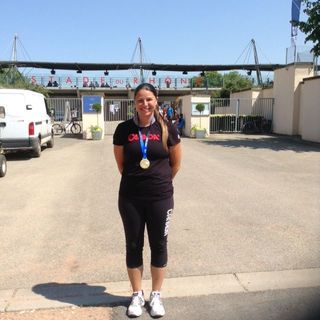 Dominique bilodeau, championne aux mondiaux des vétérans à lyon
