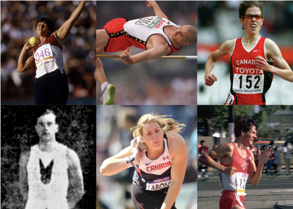 Les grandes figures de l'athlétisme québécois (5/8) : carmen ionesco – julie labonté – émilie mondor guillaume leblanc – charles lefrançois – frank lukeman