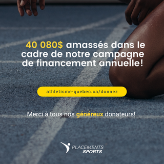Plus de 40 000$ récoltés lors de la campagne de fin d’année. merci!