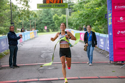 élissa legault et pierre-lou billerot remportent les championnats québécois de 21,1 km