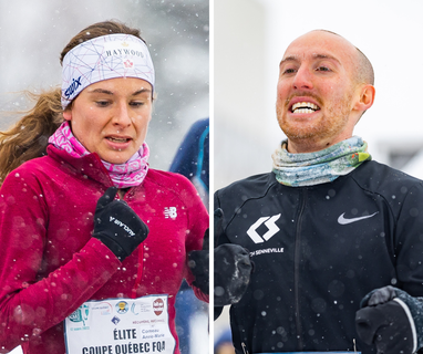 Le 15 km des pichous : comeau et senneville couronnés champions québécois !