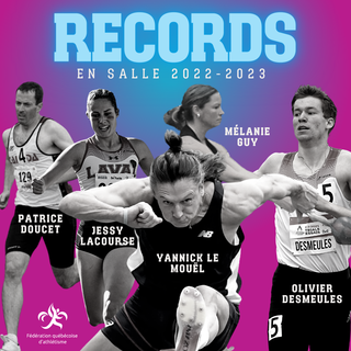 Le comité des records reconnaît 79 records pour la saison en salle 2022-2023