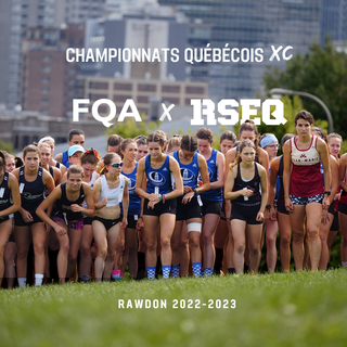 Les championnats provinciaux de cross-country fqa/rseq auront lieu à rawdon en 2022 et 2023